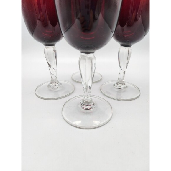 Luminarc Red Wine Glasses Goblets Casual Settings Set of 4 10.25 oz NIB USA - Picture 11 of 13